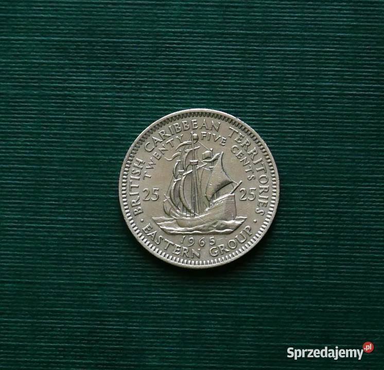 Państwa Wschodniokaraibskie 25 centów 1965r Gliwice