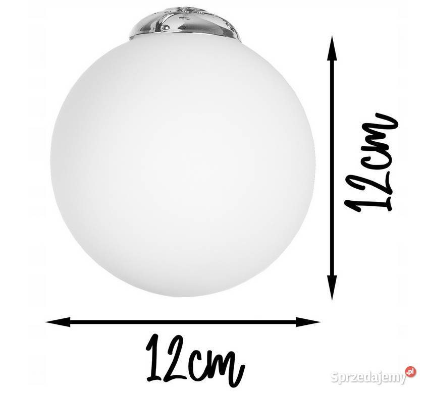 LAMPA WISZĄCA SUFITOWA ŻYRANDOL CHROM KULE 6 KUL Choroszcz