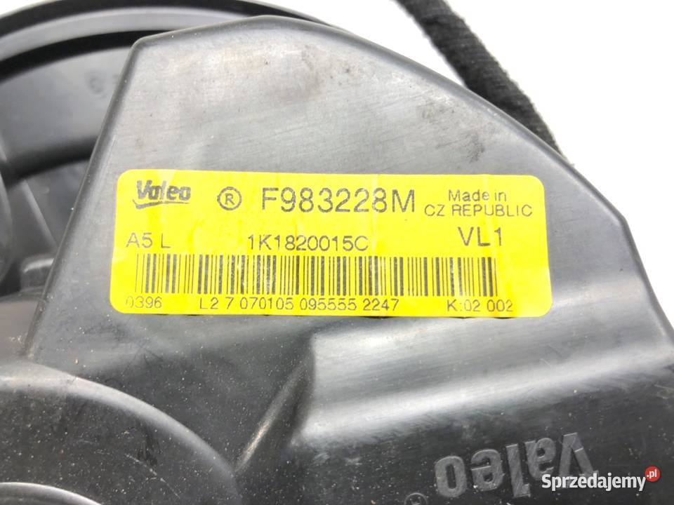 DMUCHAWA NAWIEWU VW TOURAN 1K1820015C WENTYLATOR