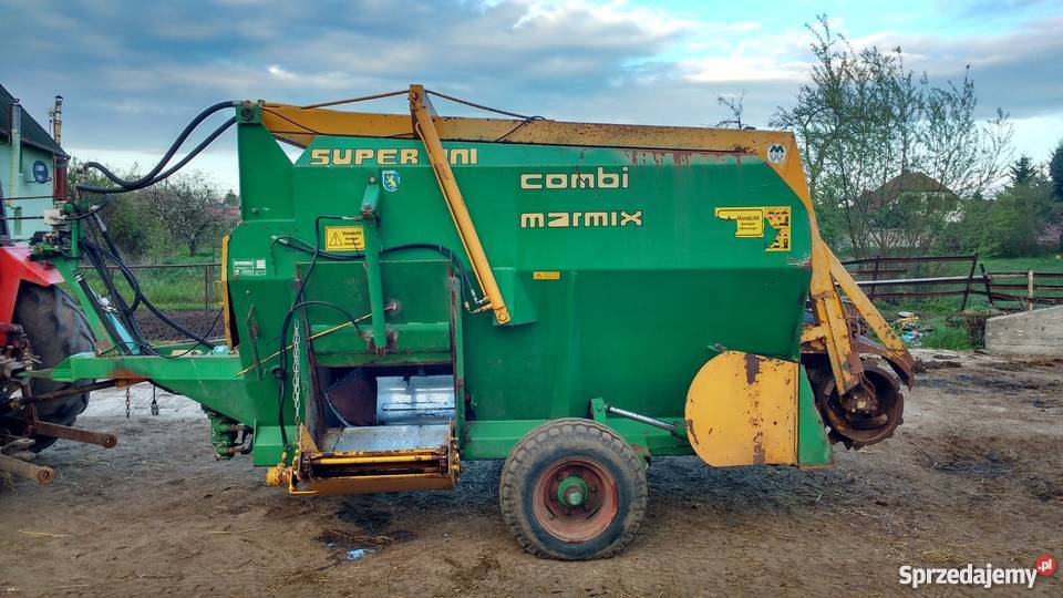 Marmix paszowóz poziomy samozaładowczy z frezem nieuszkodzony Lubin
