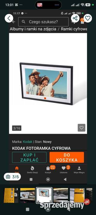 Elektroniczna ramka do zdjęć Warszawa sprzedam