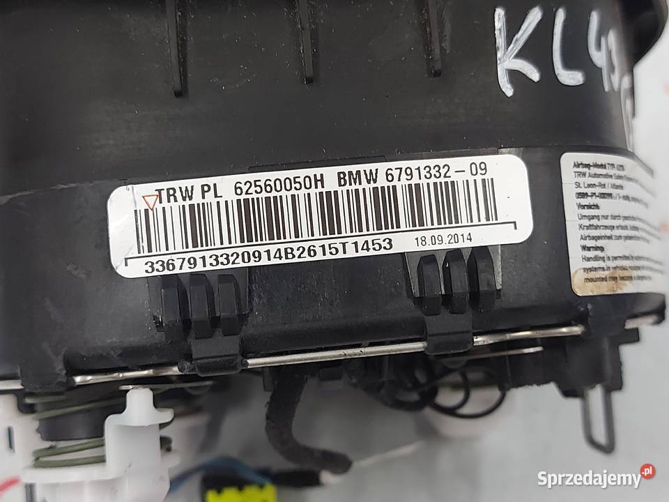 BMW 1 F20 AIRBAG poduszka kierowcy 6791332 Poduszki powietrzne Kielce