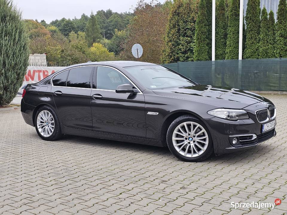 BMW F10 2015r Luxury Line Stan 20D 218 brązowy Seria 5