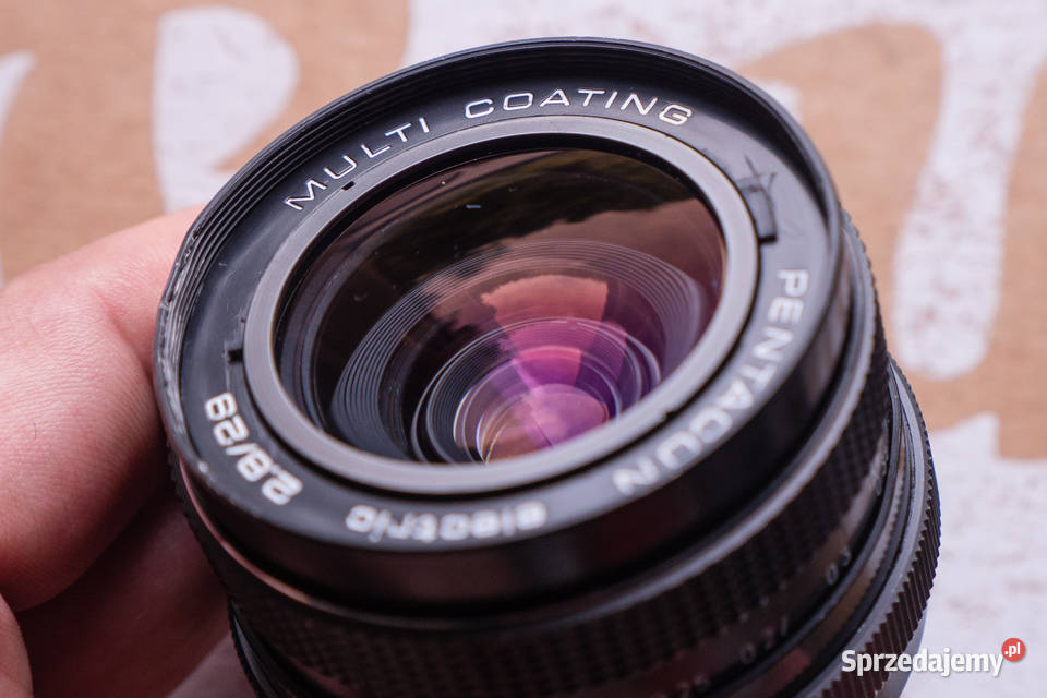 Obiektyw Pentacon electtric 29mm f28 MC M42 kujawsko-pomorskie Szramowo
