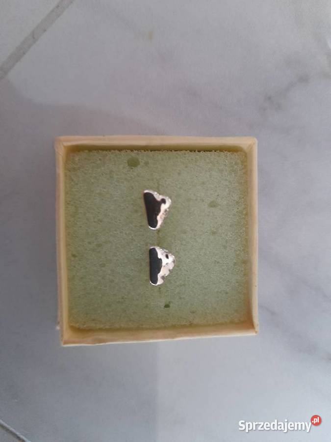 Kolczyki posrebrzane