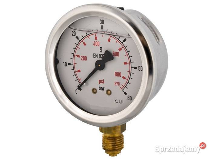 Manometr manometry pomiar przewody złącza Złotów sprzedam