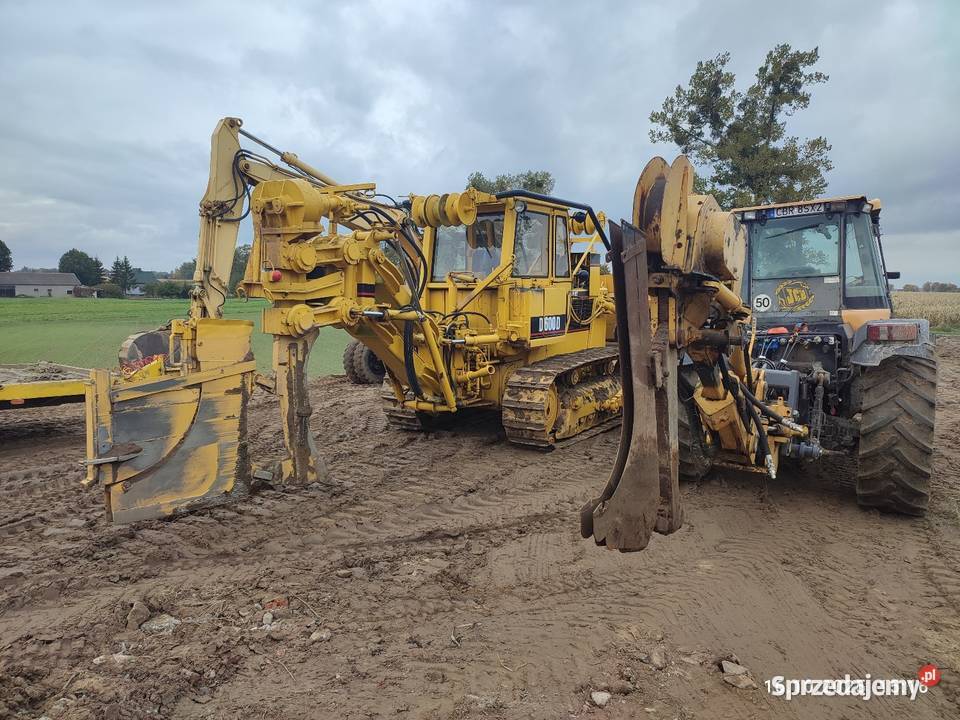 Wiertnica wbijanie pali równiarka laserowa 2d Górzno