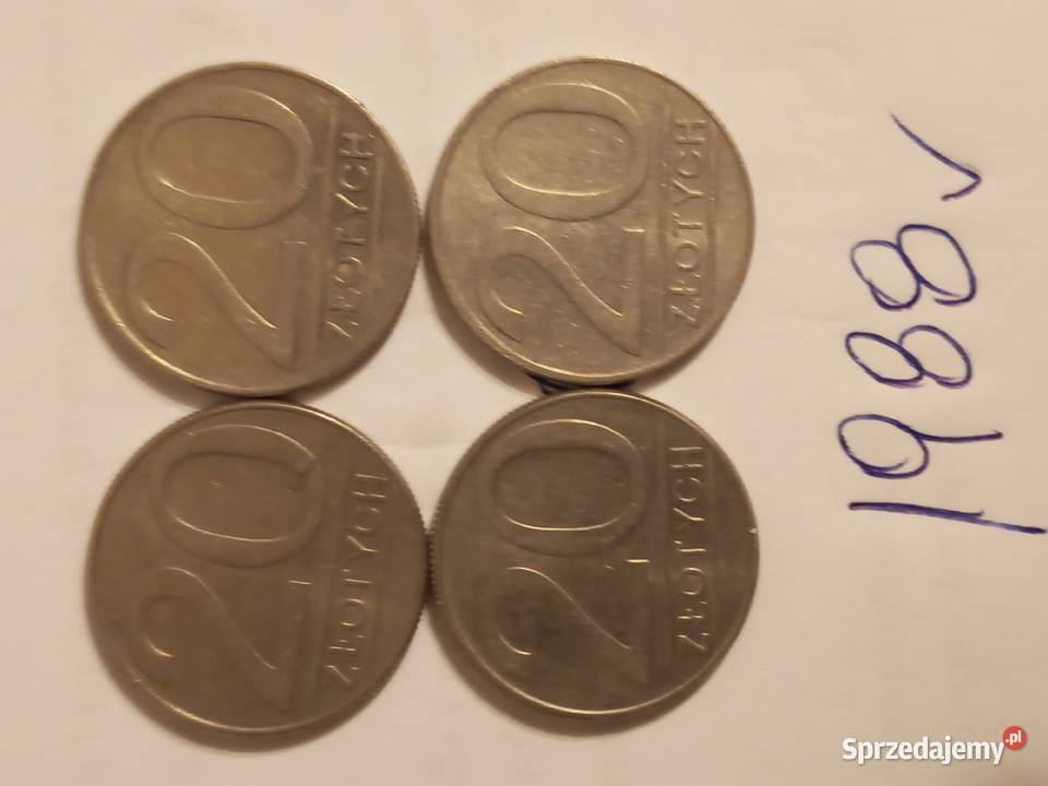 Monety 20 zł z 1988r.