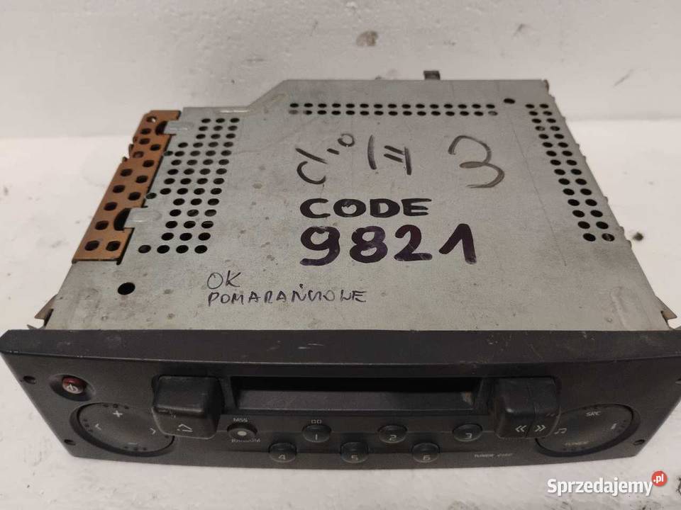 RADIO CD RENAULT CLIO II 8200057673 osobowe Sprzęt audio fabryczny wielkopolskie
