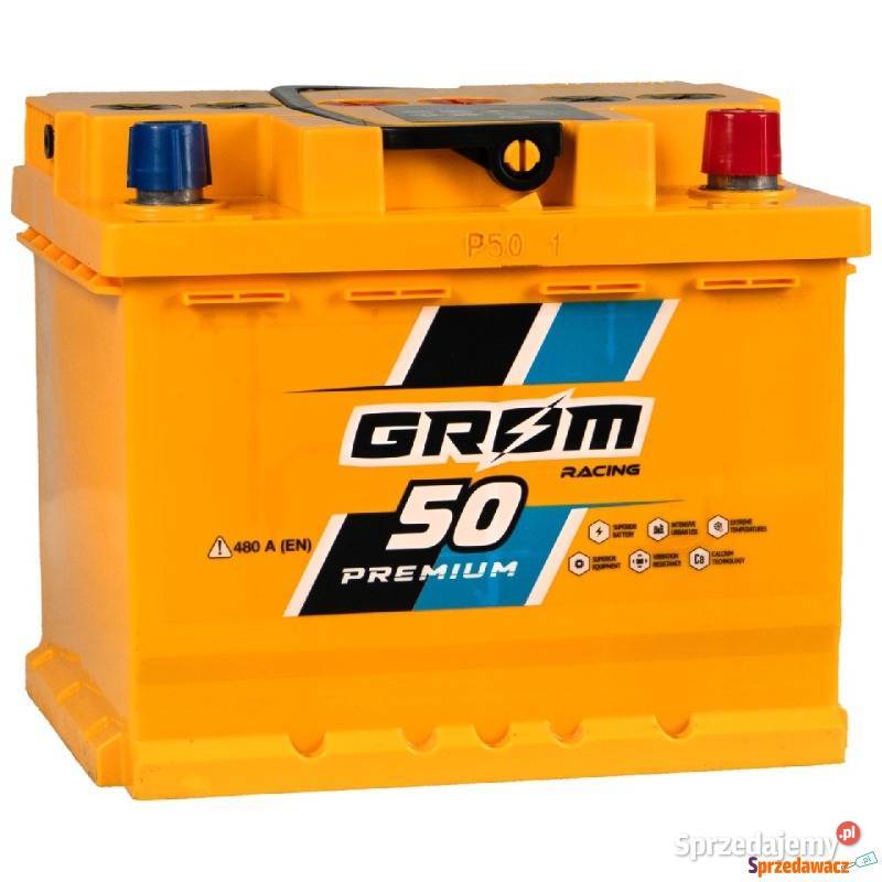 Akumulator Grom Racing 50Ah 480A podlaskie Suwałki