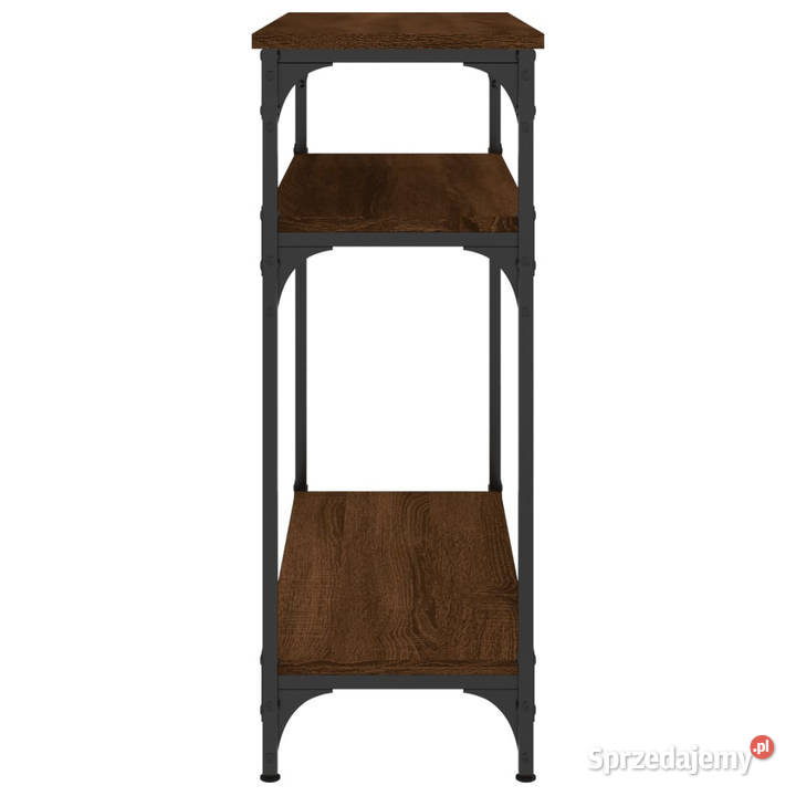 Stolik konsolowy brązowy dąb 75x29x75 WM834044 Stoły mazowieckie Warszawa