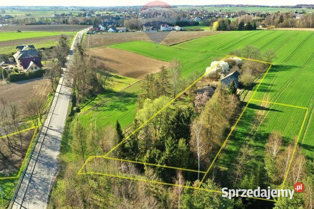Głębowice widokowa działka w spokojnej okolicy