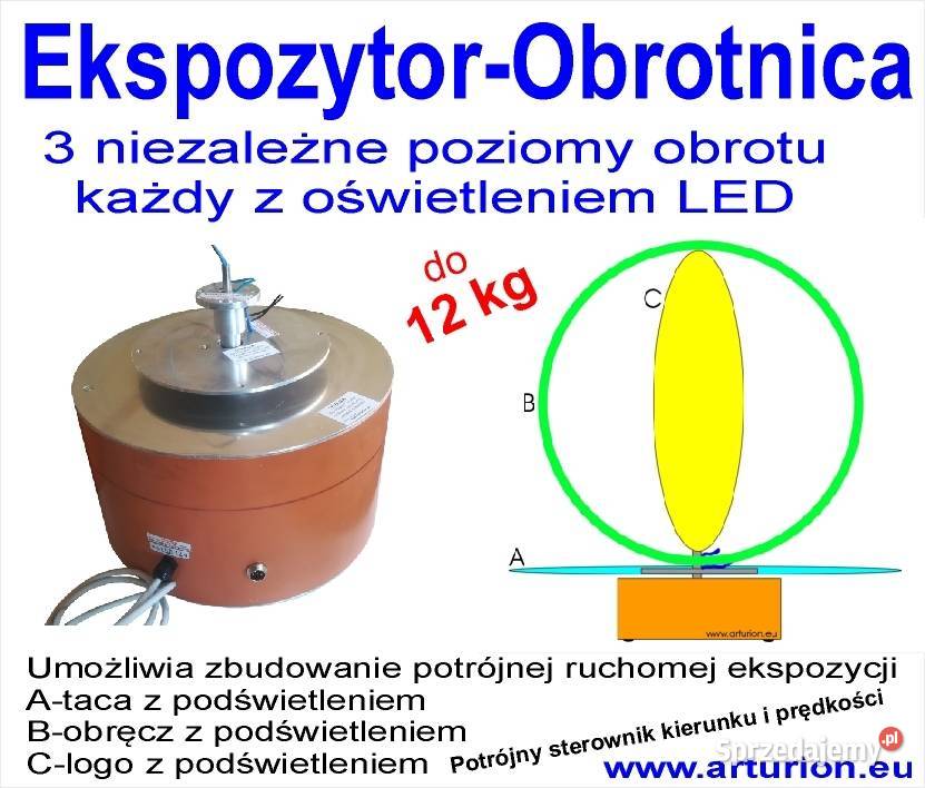 EKSPOZYTOR Obrotnica Foto 3D do 12 Różne wersje Sklep mazowieckie Warszawa
