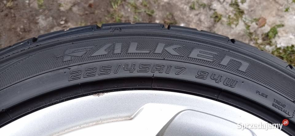 Felgi Koła Aluminiowe AUDI 22545R17 FALKEN 75mm Legnica sprzedam