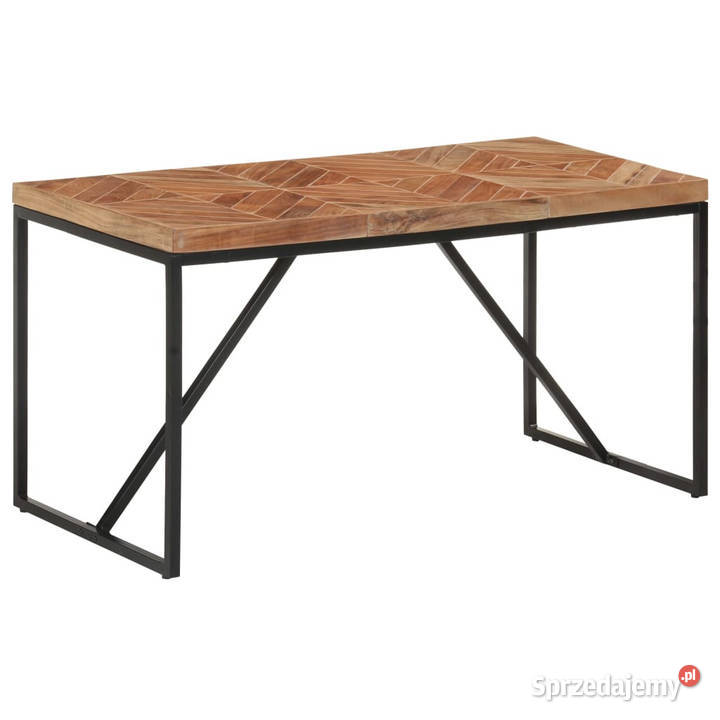 Stół jadalniany 140x70x76 lite drewno akacjowe i
