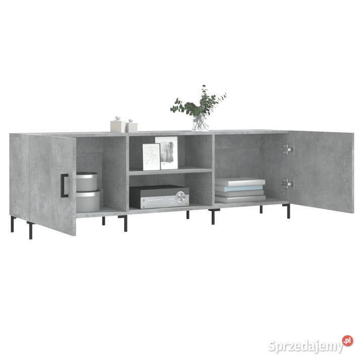 Szafka pod TV szarość betonu 150x30x50 WM829104 Warszawa