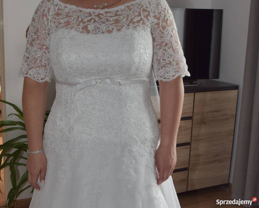 Suknia ślubna Agnes 4446 biała Poznań Linia "A" Poznań