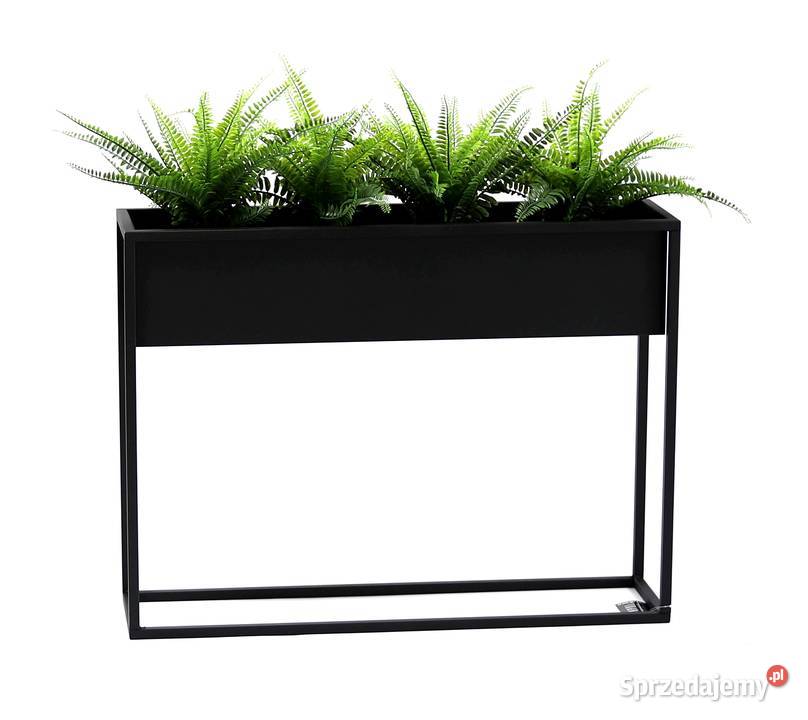 Kwietnik Metalowy Stojak Donica 60x80 skrzynka Dekoracje i ozdoby