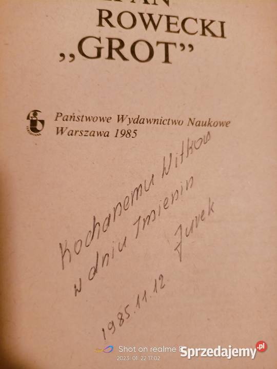 Rowecki Grot książki Warszawa księgarnia t historia, archeologia