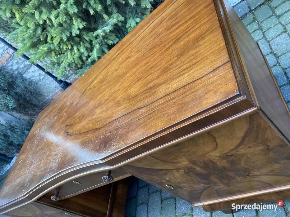 Biurko dwustronne ART DECO lat 20te Renowacji Bronisze