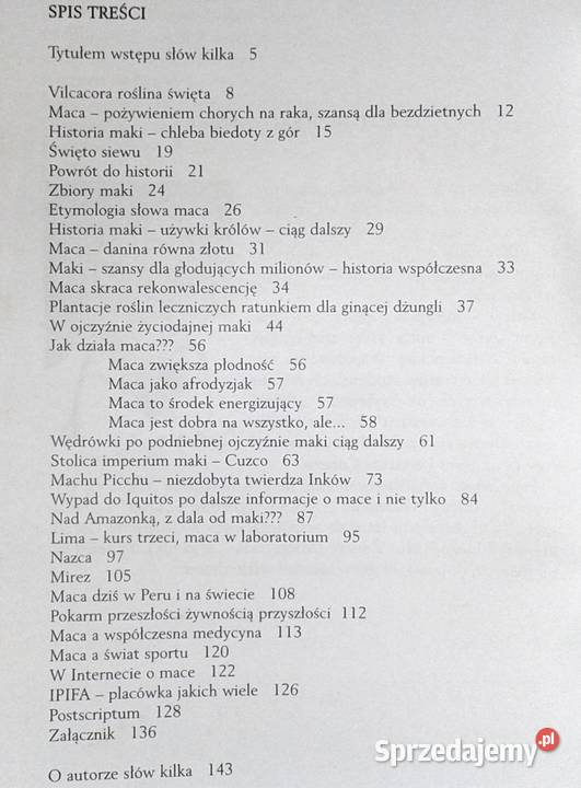 Maca siostra Vilcacory Marek Prusakowski