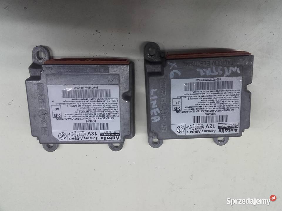 Fiat Linea sensor airbag moduł poduszek Wyposażenie wnętrza Łódź