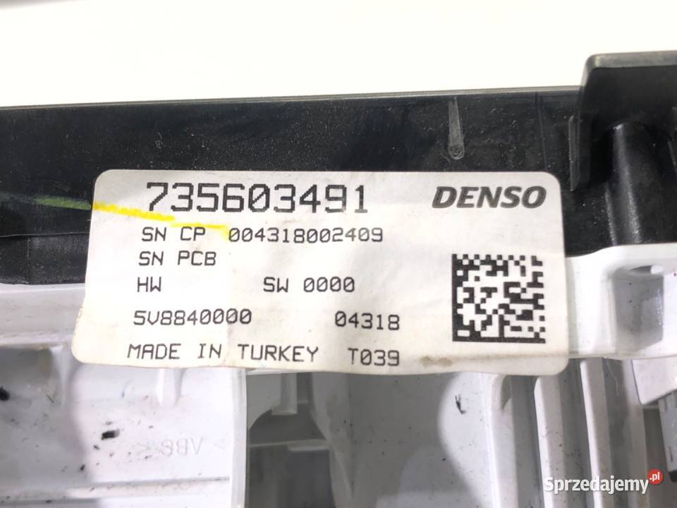 PANEL STEROWANIA NAWIEWU FIAT TIPO 735603491 podkarpackie