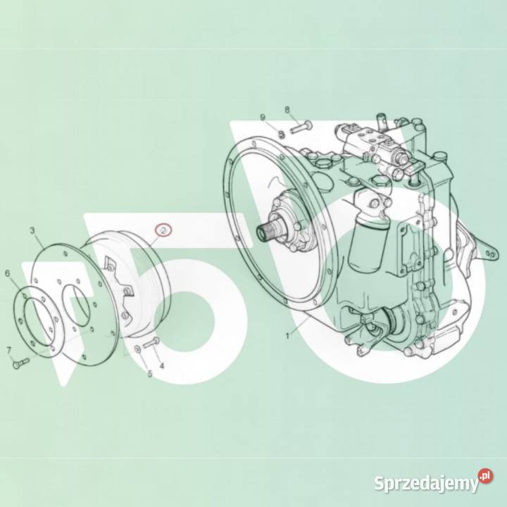 Sprzęgło hydrokinetyczne 059002 245528 Manitou Wilkowo
