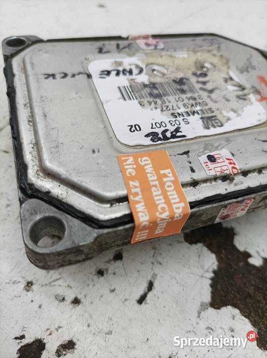 STEROWNIK SILNIKA S0300702 5WK31727 Opel Zafira Rok produkcji 2003