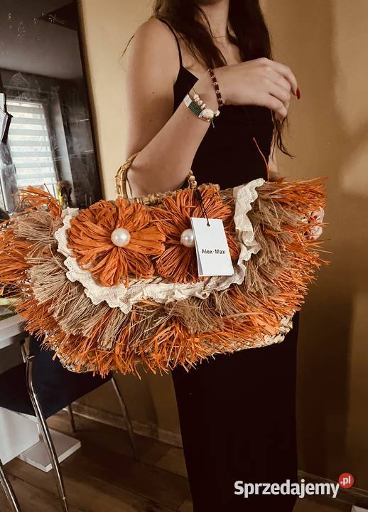 Letnia torba kosz xxl Alex Dla kobiet Płock sprzedam