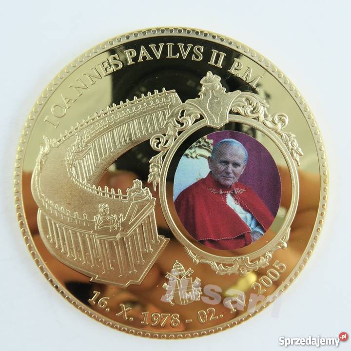 MONETA PAPIEŻ PAWEŁ II VI LEO PIUS BENEDYKT