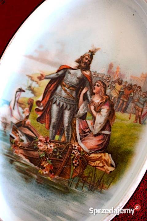 Mała ozdobna paterka porcelanowa kujawsko-pomorskie Chełmno