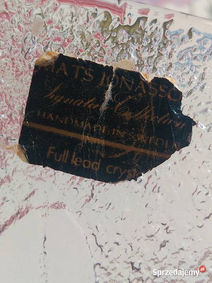 Zestaw Misa i polmisek Mats Jonasson Porcelana i szkło Radom