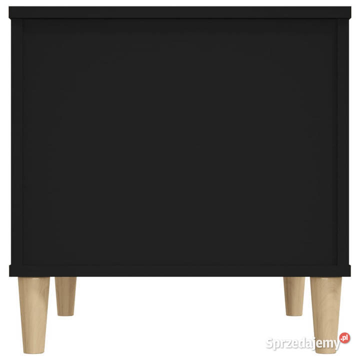 Stolik kawowy czarny 60x445x45 materiał Warszawa