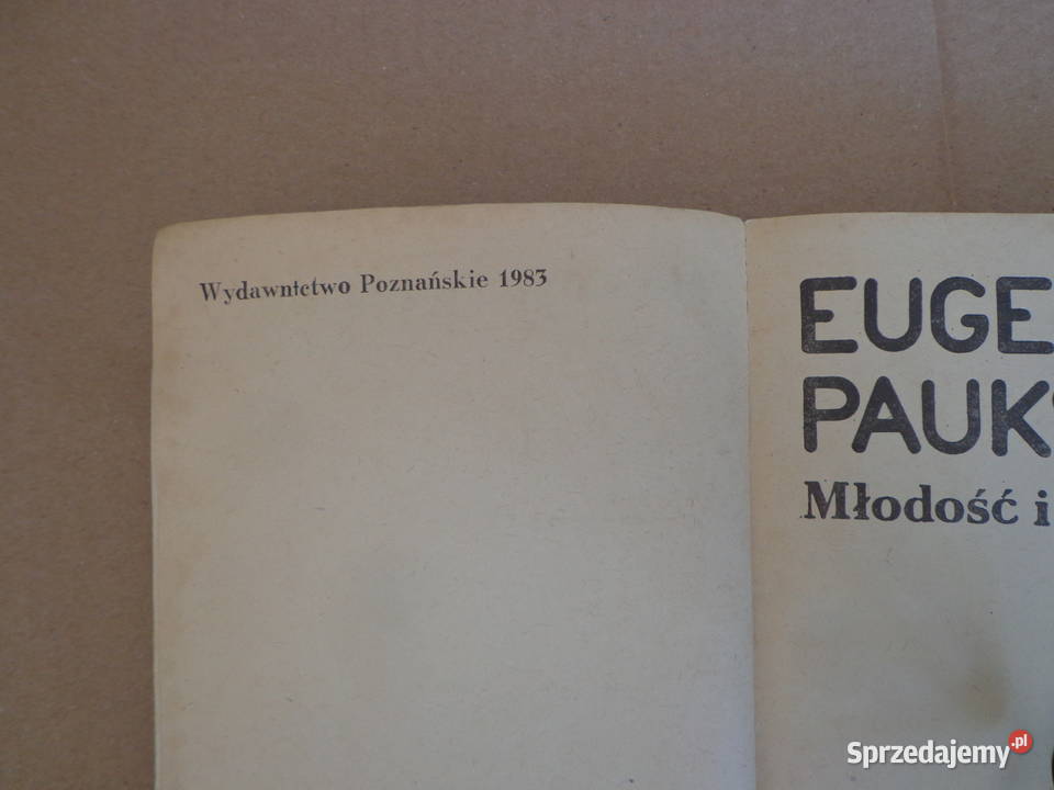 Młodość i gwiazdy Eugeniusz Paukszta Wydawnictwo Kultura i Rozrywka Łódź