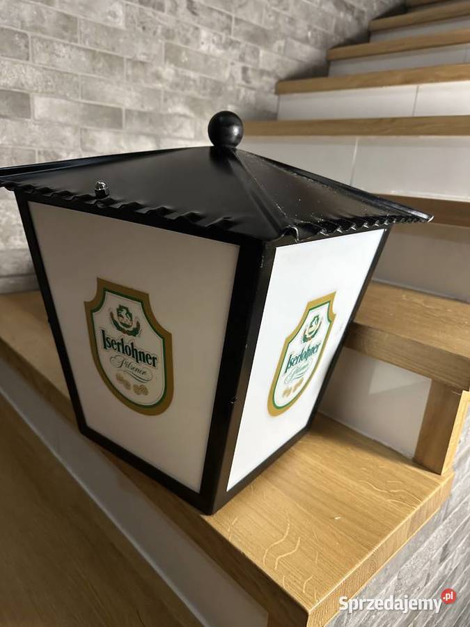 Lampa reklamowa kinkiet piwny