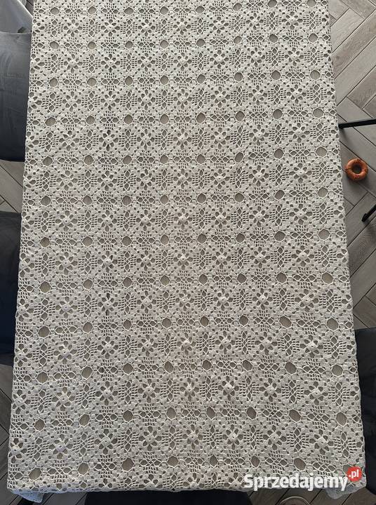 Obrus szydełko rękodzieło 220x160