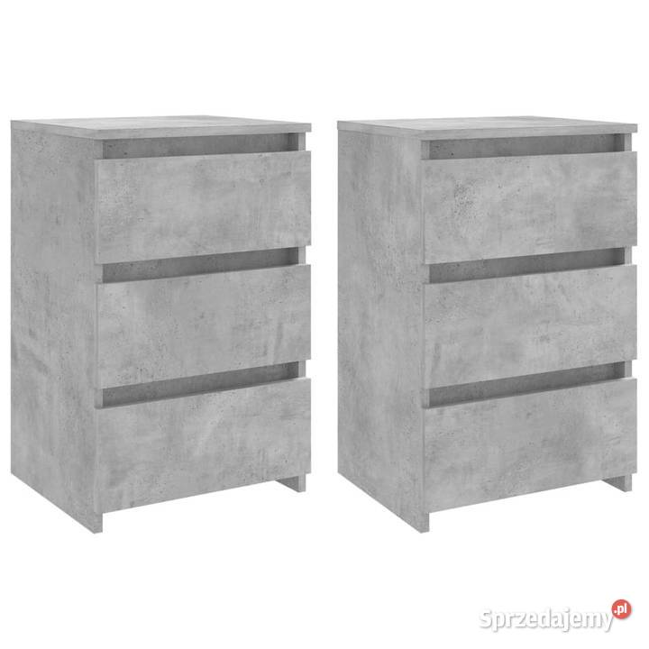 Szafki nocne 2 szarość betonu 40x35x625 WM806220 Nocne Warszawa