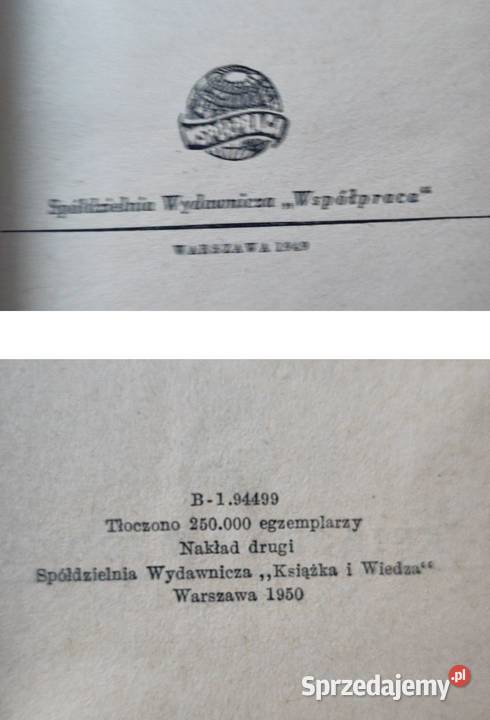 słownik polsko rosyjski rosyjsko polski 1949 poradnik Kielce sprzedam