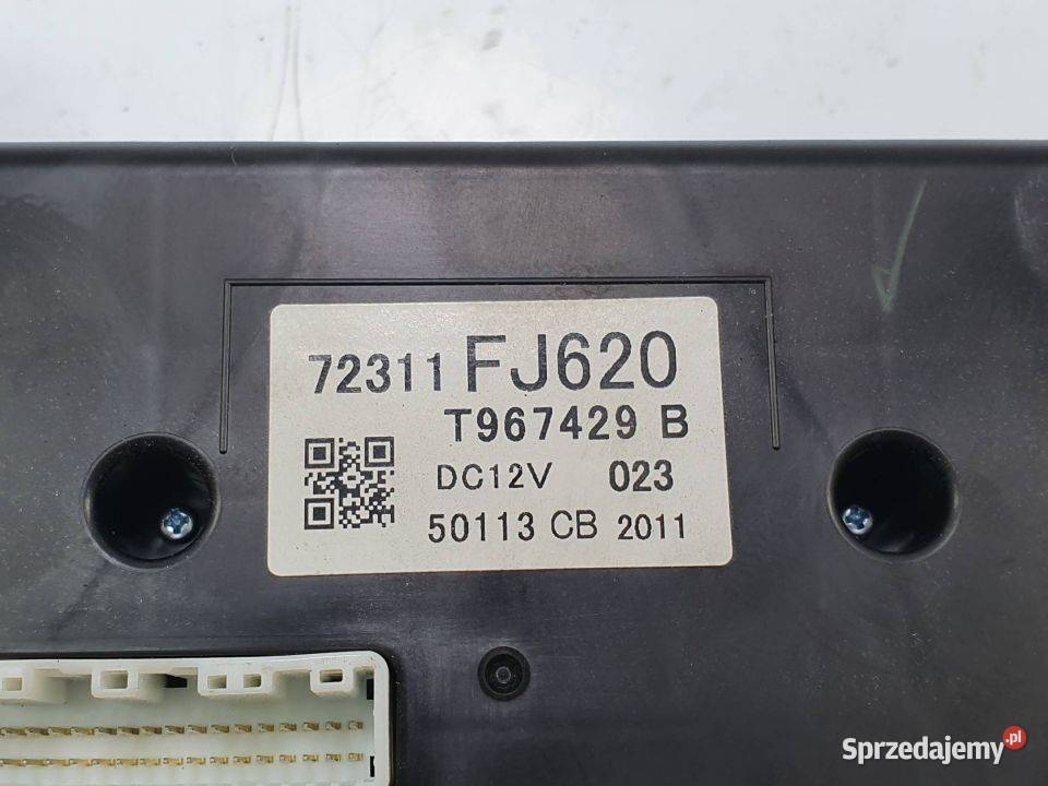 PANEL KLIMATYZACJI SUBARU IMPREZA 72311FJ620