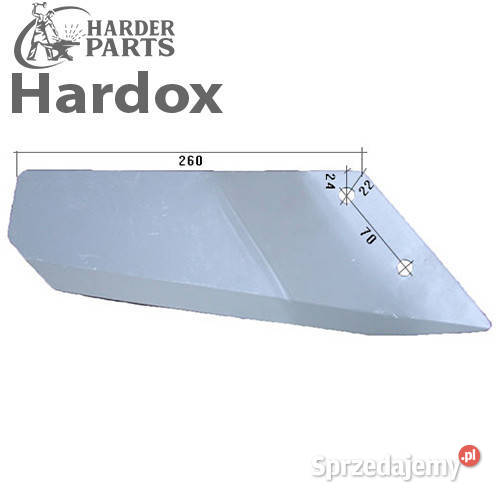 Lemiesz HARDOX 3374420P części do grubera nieuszkodzony Suwałki