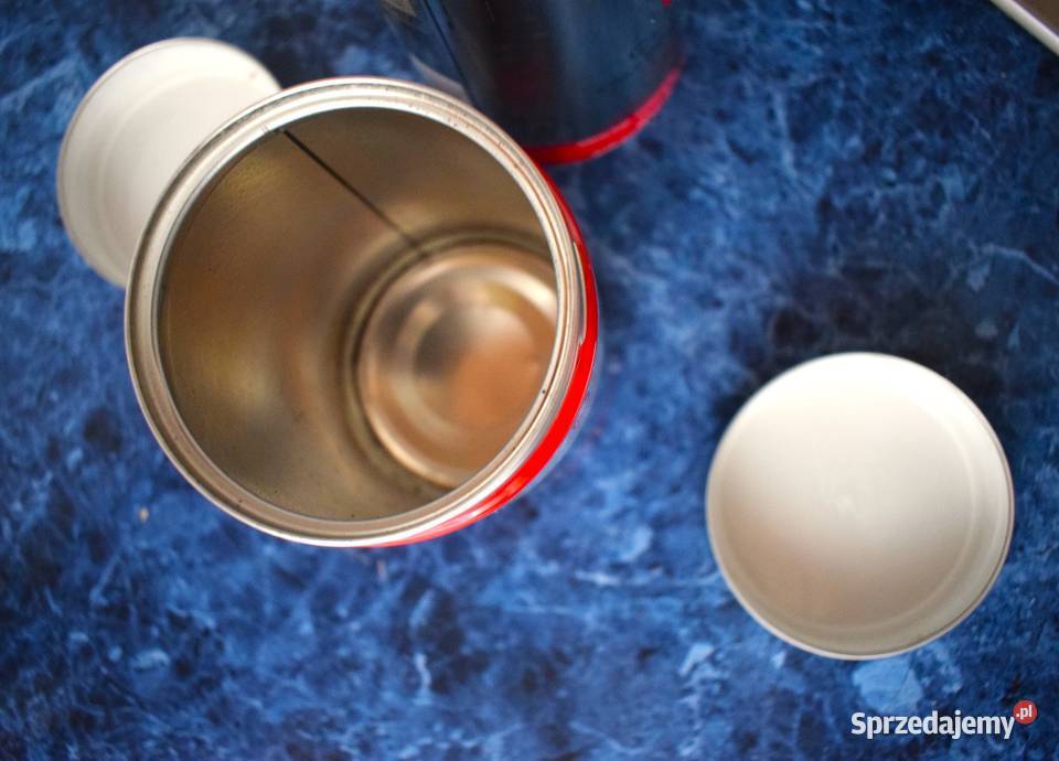 Puszki metalowe zakręcane kawie solidne 4 sztuki Chełmno