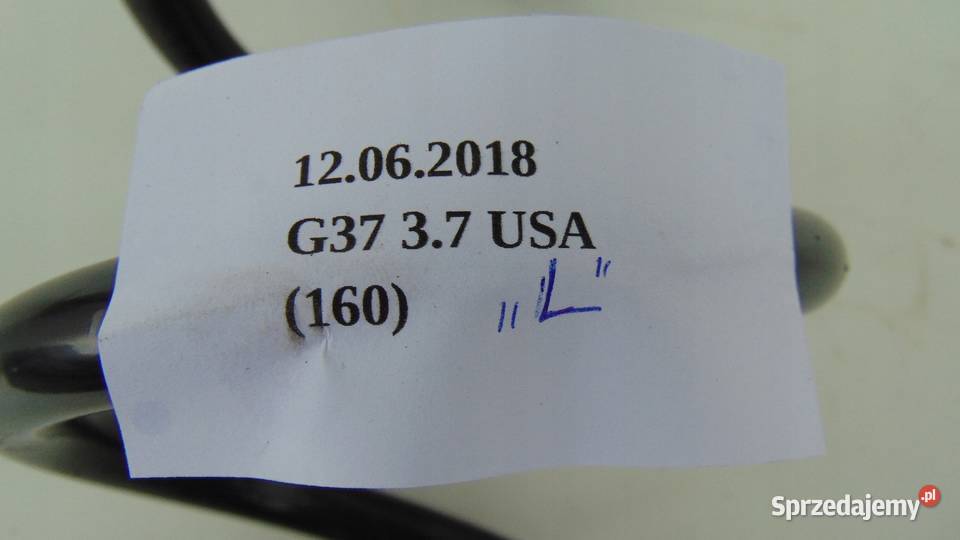 SPRĘŻYNA AMORTYZATORA TYŁ PRAWY LEWY INFINITI Nowy Tomyśl