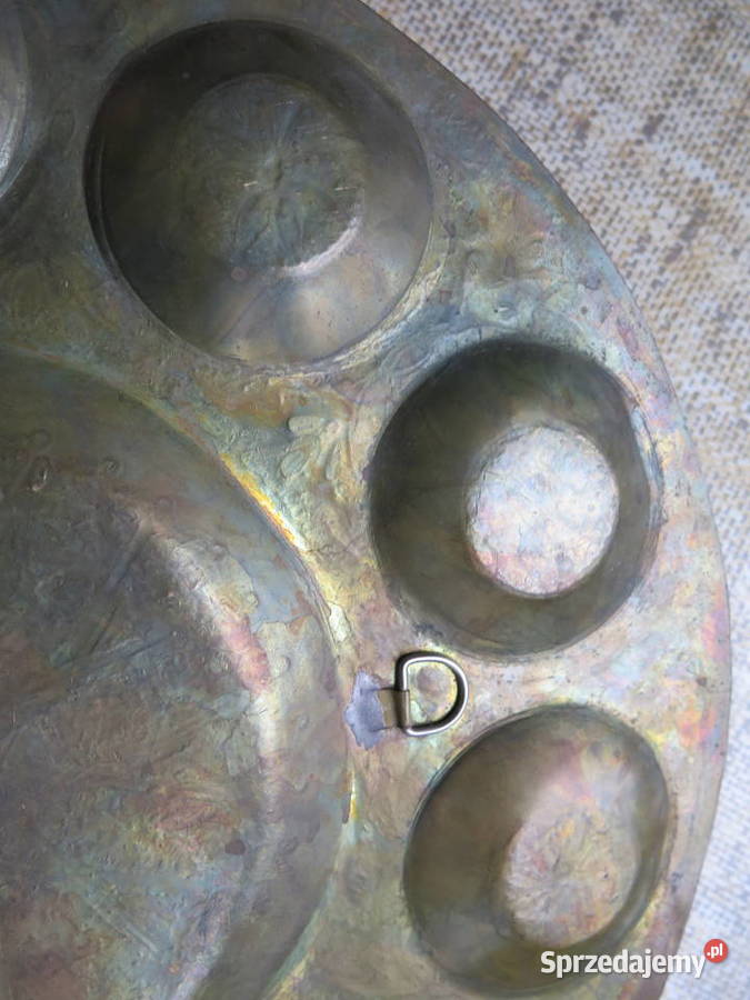 Talerz dekoracyjny na ścianę metalowy Warszawa