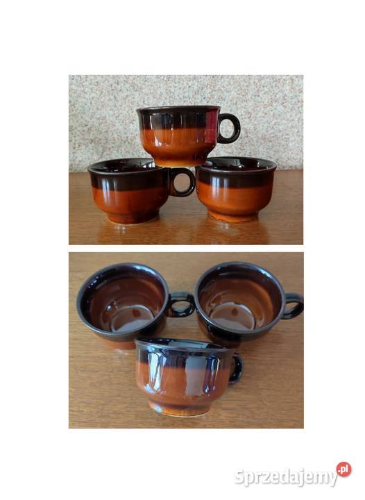 retro vintage antyk prl filiżanki Niewiedzielski Kubki świętokrzyskie Kielce