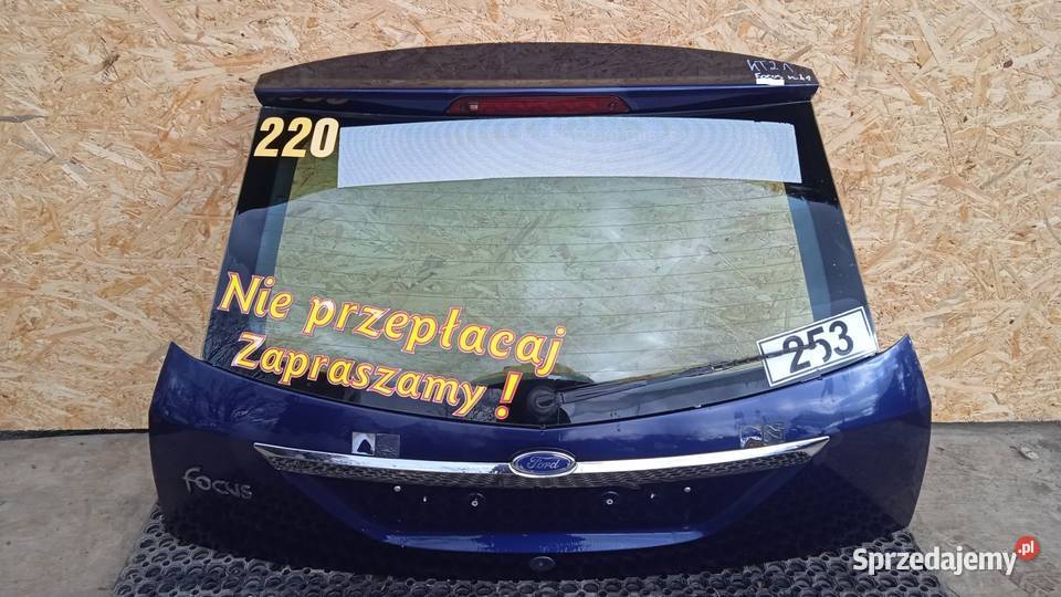 FORD FOCUS MK1 FL HB KLAPA TYŁY E6 Zbierkowo
