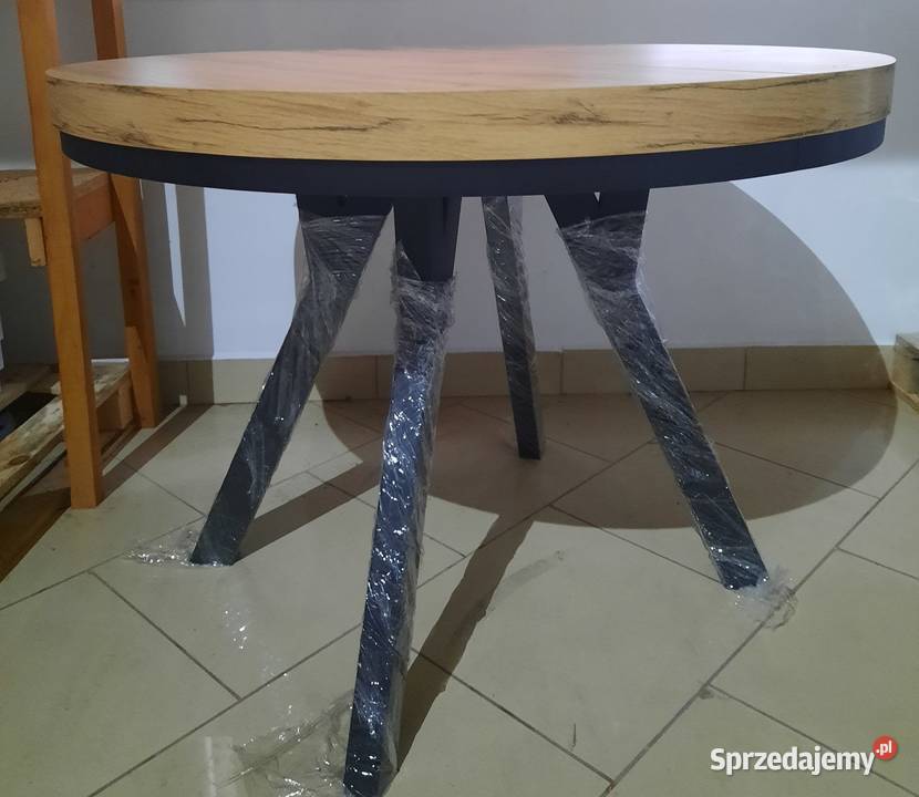 Stół metal loft craft złoty 100 Meble Radomsko