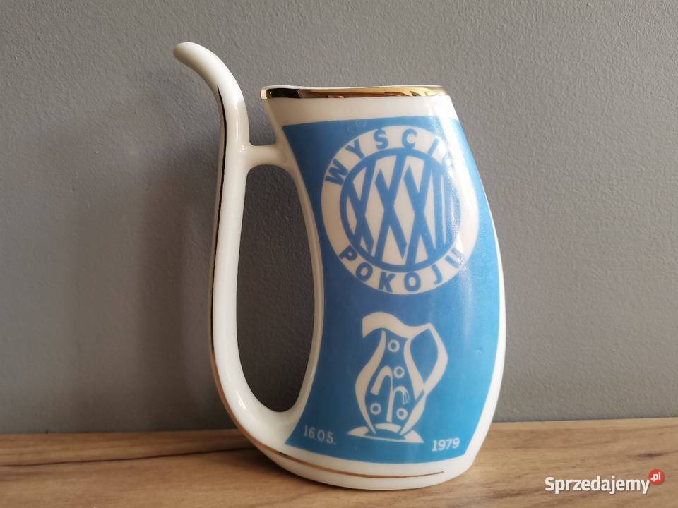 Stara pijałka porcelana Ćmielów Wyścig Pokoju Katowice