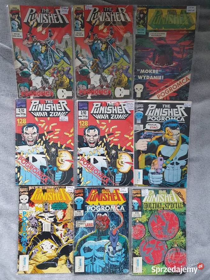 Punisher zestaw 29 komiksów różne numery TMSemic Gdynia