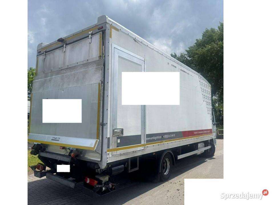 DAF LF 210 euro 6 kontener aerodynamiczny winda tachograf mazowieckie Góra Kalwaria